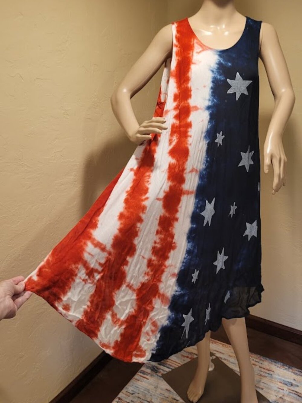 NWT Exist lightweight loose flowy sundress, perfect for the 4th of July!